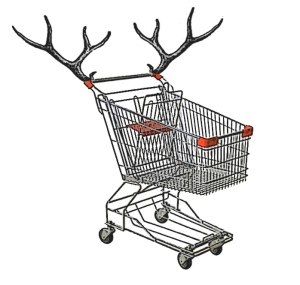Shopping Cart Deer